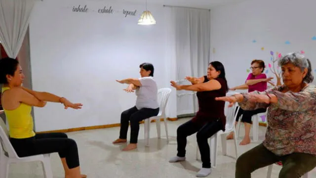 Municipalidad de Lima ofrecerá clases gratuitas de yoga a adultos mayores. Créditos: Difusión.
