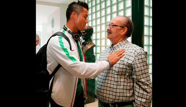 La historia detrás de la conmovedora foto del reencuentro de Cristiano con su descubridor