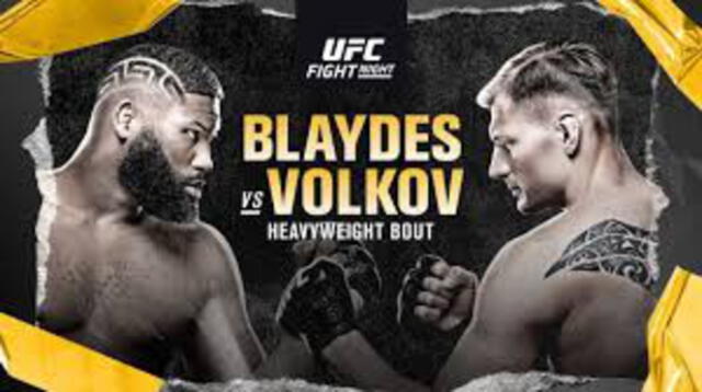 UFC Las Vegas 3: Blaydes vs. Volkov. FOTO: UFC