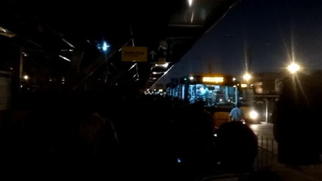 Metropolitano: reportan nuevo apagón en la estación Naranjal [VIDEO]