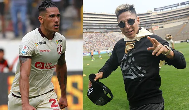 Raúl Ruidíaz se mostró a gusto con Jonathan Dos Santos en el puesto de '9' en UnIversitario. Composición: GLR.