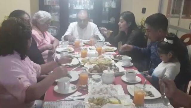 Elecciones 2018: Daniel Marcelo desayuna en familia [VIDEO]