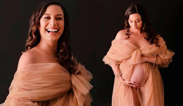 Natalia Salas cumplió 34 semanas de embarazo. Foto: composición La República, Instagram Nataliasalasz