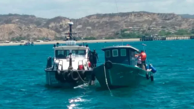 Tumbes: capturan embarcación pesquera de Ecuador 