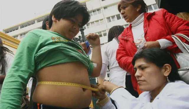 Cifras de obesidad aumentaron en el Perú