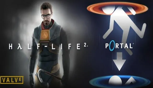 Half-Life y Portal son dos videojuegos creados por Valve Corporation. Foto: Valve