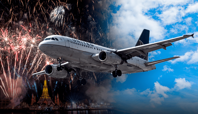 Un insólito momento vivirán los pasajeros del vuelo de United Airlines. Foto: composición LR/AFP/freepik