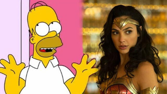 Gal Gadot aparece en 'Los Simpson' y Homero la 'trolea' con Wonder Woman