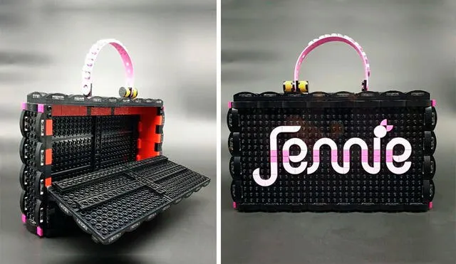 BLACKPINK: Jennie Kim tuvo una colaboración con arquitectos de LEGO y crearon un bolso especial para la sesión de fotos con Vogue Korea, abril, 2020.