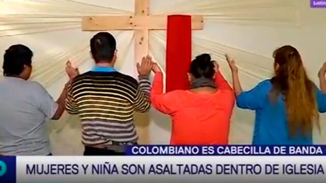 Delincuentes fingen ser creyentes para asaltar en iglesia de Chorrillos [VIDEO]