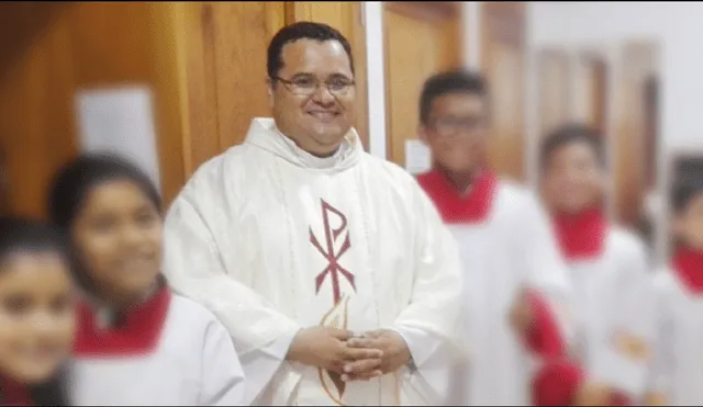 Padre Lucho fue el primer sacerdote contagiado por el nuevo coronavirus en Latinoamérica. Foto: Difusión