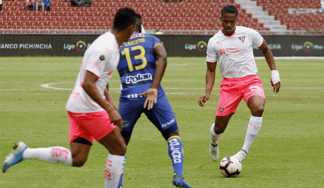 Liga de Quito vs. Delfín SC.