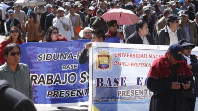 Docentes de la Universidad Nacional del Altiplano de Puno acatarán paro desde mañana