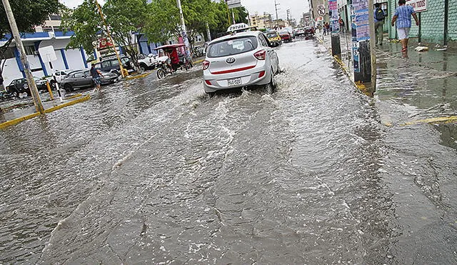 Aumentan a 16 las zonas inundables en Chiclayo