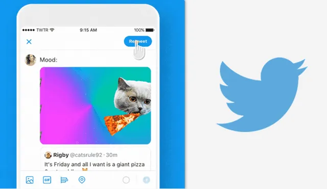 Twitter ya te permite añadir imágenes, videos o gifs en los retweets [VIDEO]
