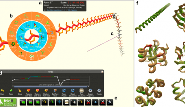 Foldit es un videjuego de ordenador experimental.