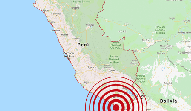 Sismo de magnitud 4.7 se registró en Tacna esta madrugada