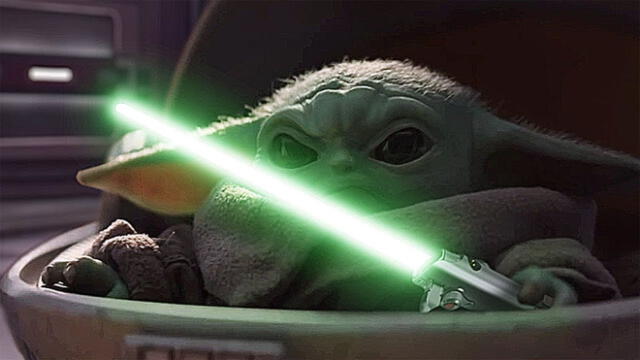 Baby Yoda se enfrenta a Palpatine