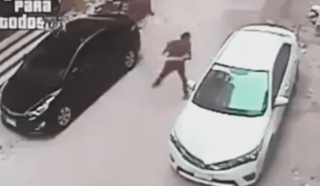 Facebook viral: ratero intenta apoderare de lujoso auto, pero termina con brutal accidente [VIDEO]