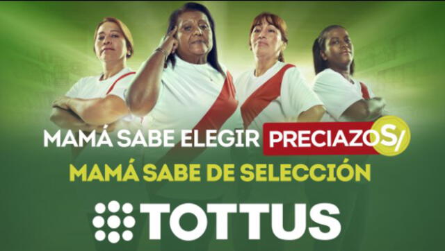 Tottus presenta campaña con las mamás de los jugadores de la bicolor