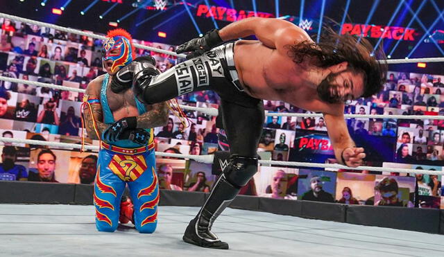 Rey Mysterio se lesionó en el evento WWE Payback 2020. Foto: WWE