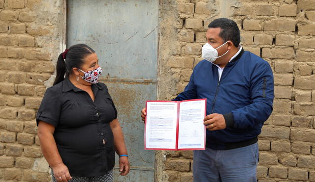 Vecinos de Centro poblado en Trujillo después de 20 años ya cuenta con títulos de propiedad
