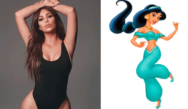 Kim Kardashian luce "igual" a la princesa Jasmín de Disney en Instagram [VIDEO y FOTO]