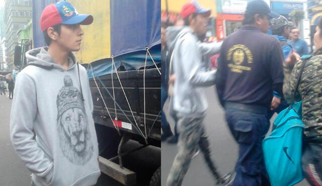 En Facebook denuncian abuso contra venezolano que vendía arepas en calles de Gamarra