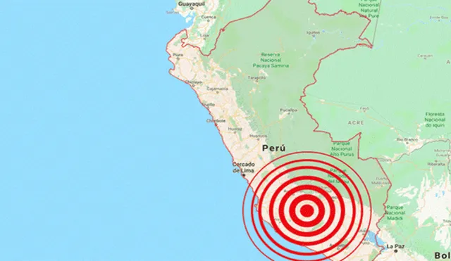 Huancavelica: Sismo de magnitud 4.6 se registró esta tarde