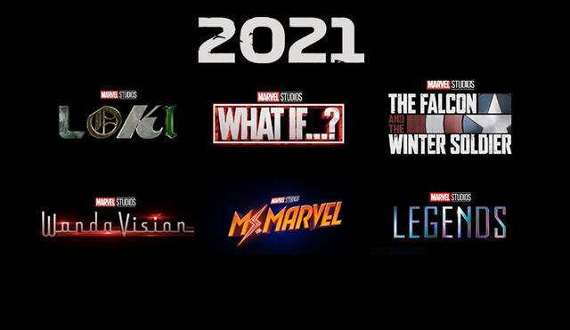 Seis series de Marvel Studios podrán verse en Disney Plus en 2021. Foto: Marvel Studios