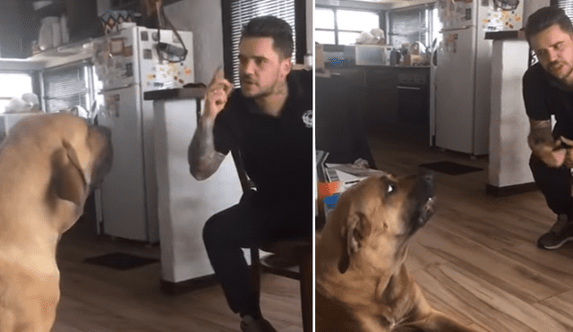 Facebook: hombre tiene curiosa conversación con su perro que genera ternura en usuarios [VIDEO]
