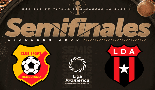 Sigue aquí EN VIVO ONLINE la semifinal de vuelta Herediano vs. Alajuelense por el Torneo Clausura 2020 de Costa Rica. | Foto: @UnafutOficial
