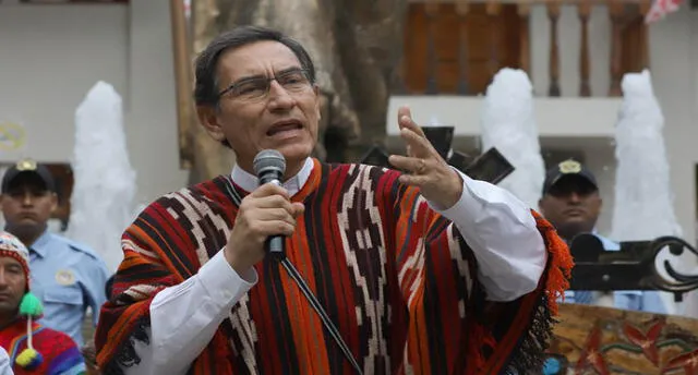 El presidente de la República, Martín Vizcarra, dio declaraciones desde Machu Picchu.