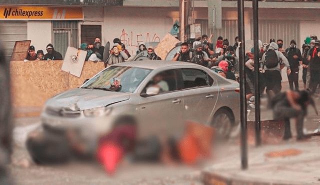 Manifestantes saquean un negocio y el dueño los atropella en venganza [VIDEO]