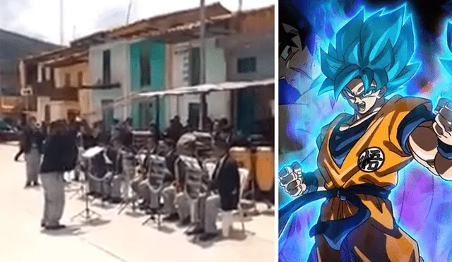 Una banda peruana interpretó la canción de Dragon Ball Super.