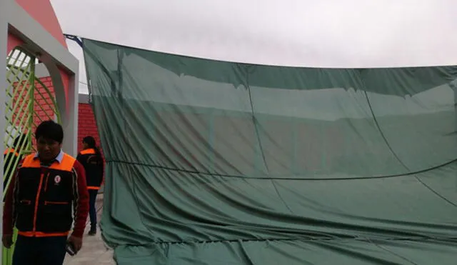 Fuertes vientos desprenden techos en colegios en distrito de Moquegua
