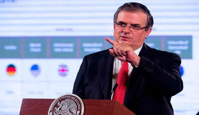 El secretario de Relaciones Exteriores, Marcelo Ebrard, encabezó el evento virtual de la firma de la declaración para la creación de la agencia regional. Foto: Presidencia de México/EFE/referencial