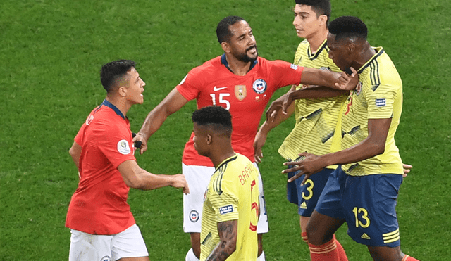 Chile y Colombia se enfrentan por los cuartos de final de la Copa América 2019.