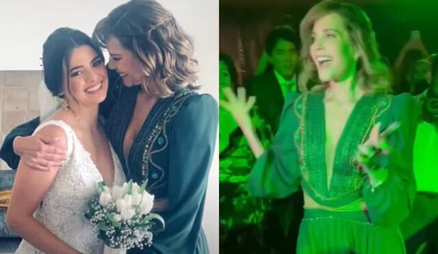 Karina Calmet, Isabella en "Al fondo hay sitio", feliz por el matrimonio de su hija. Foto: composición/ Karina Calmet/ Instagram