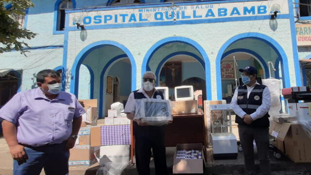 Cusco. Autoridades de salud llegaron al hospital de Quillabamba con insumos y equipos.