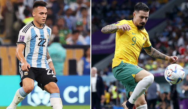 Argentina y Australia nunca se habían enfrentado en un Mundial. Foto: composición/EFE