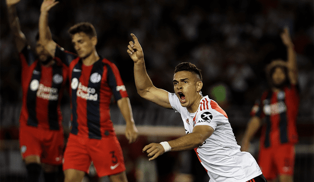 River Plate y San Lorenzo se enfrentan en el Monumental por la fecha 16 de la Superliga Argentina. | Foto: AFP