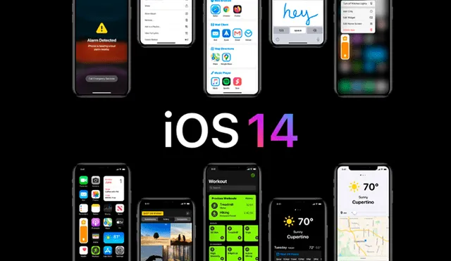 Lista de teléfonos iPhone que recibirían el sistema operativo iOS 14. Foto: Apple.