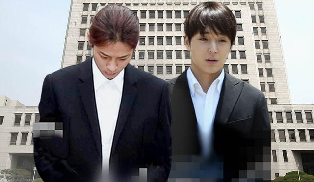 Jung Joon Young y Choi Jong Hoon fueron procesados por difundir video íntimos en un chat grupal de Kakaotalk. Créditos: Yonhap