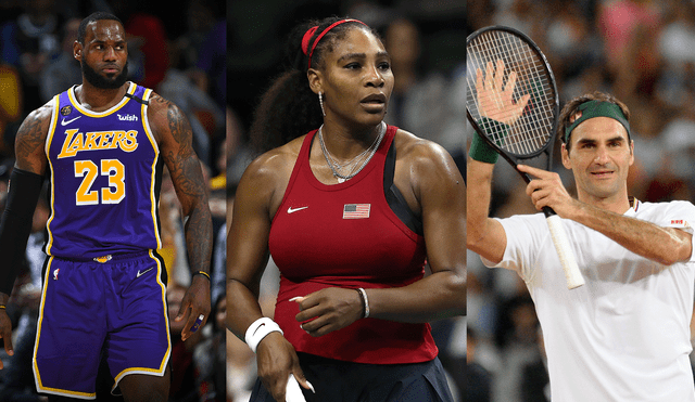 Tokio 2020: Lebron James, Serena Williams, Roger Federer y atletas llegarán más veteranos a los Juegos Olímpicos tras el aplazamiento. Foto: AFP