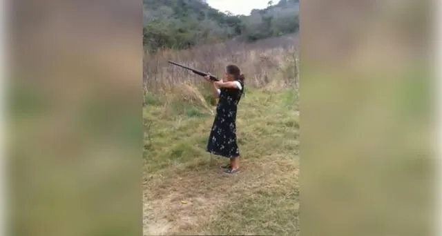 Facebook: Anciana quería cazar por primera vez y ocurrió algo inesperado [VIDEO]