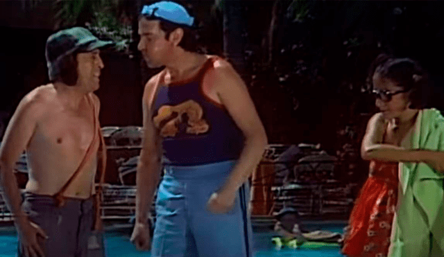 El Chavo y Quico acordando participar en un concurso de clavados. (Foto: captura Youtube)