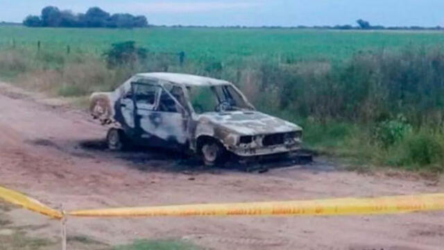 Mujer quemada en Argentina