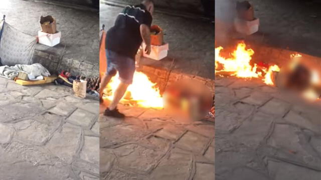 Prendieron fuego a 2 indigentes que dormían en las calles de Argentina