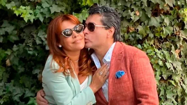 Magaly Medina y su esposo Alfredo Zambrano  Foto: Instagram